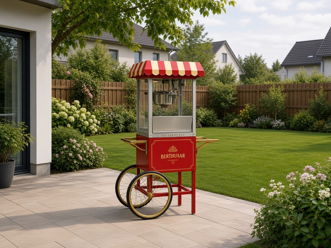 Popcornmaschine mit Wagen